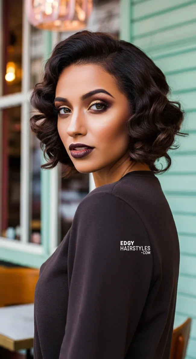 8. Soft Curly Bob | 10 Unique Winter Hairstyles – Best Winter Trends