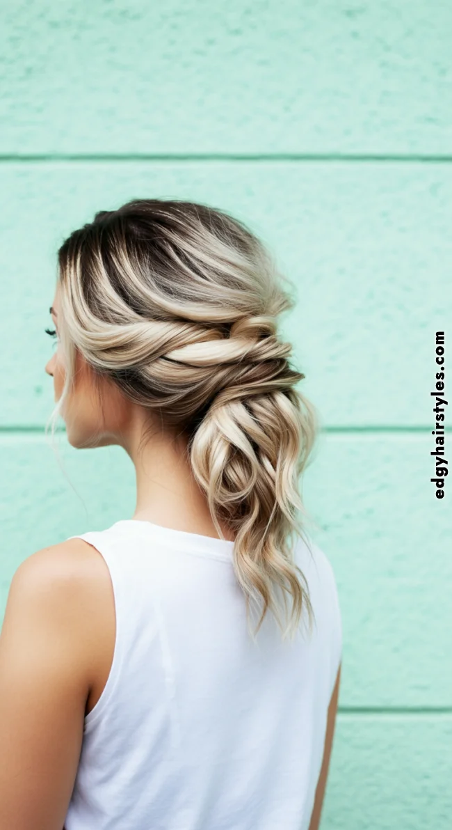 9. Half-Up Twists | Milky Blonde: Reviving The Trend Again
