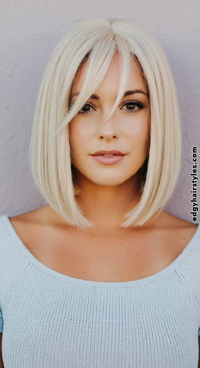 1. Classic Straight Bob | Milky Blonde: Reviving The Trend Again
