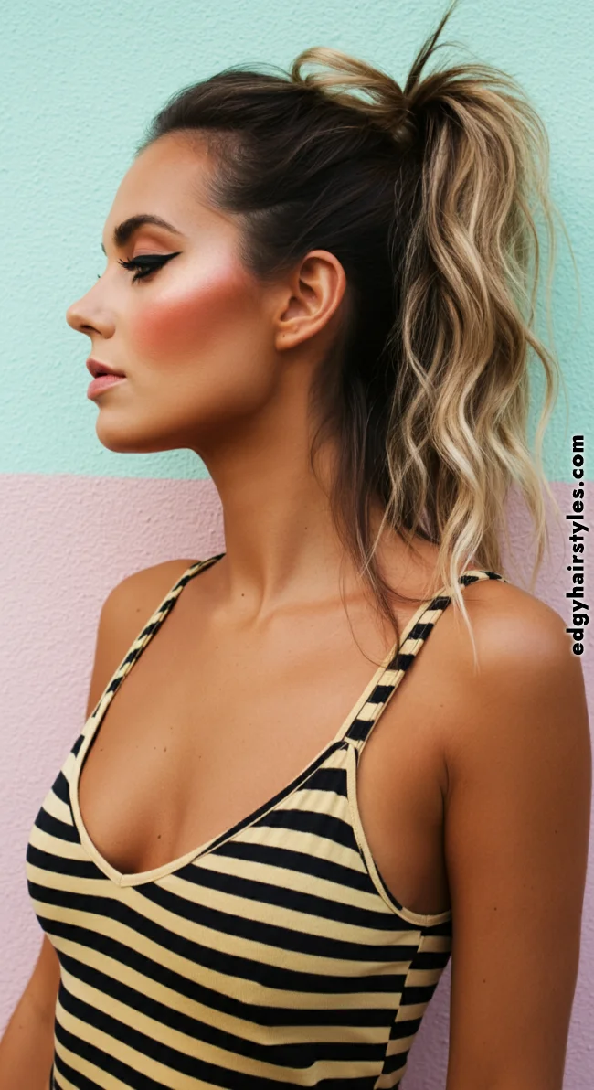 8. Messy Ponytail | Ponytail Hairstyles: Elevate Your Look With These 10 Styles In 2025