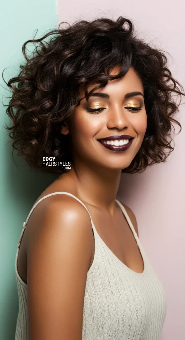 6. Layered Curly Bob | Layered Haircuts Are Still The Best For Every Hair Length