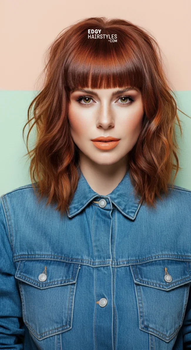4. Curtain Bangs with Layers | Layered Haircuts Are Still The Best For Every Hair Length