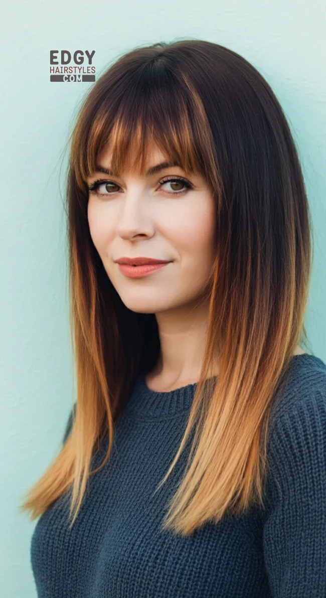 10. Long Bangs | 10 Fringe Hairstyles That Won’t Go Unnoticed