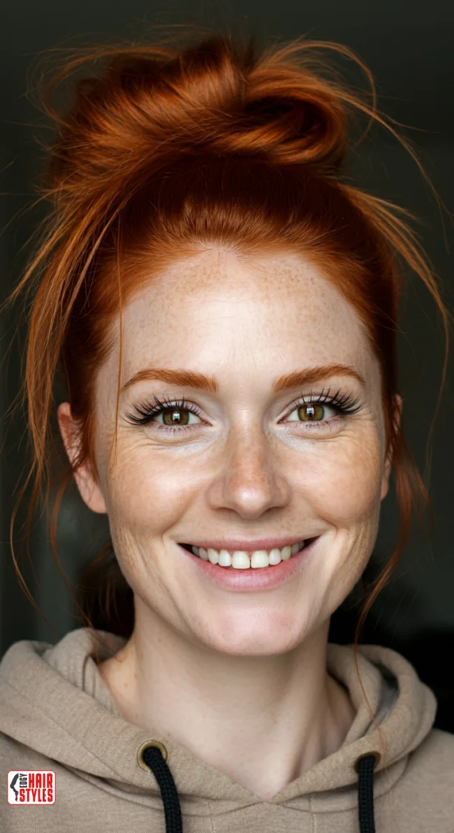 8. Messy Top Knot | Long Hairstyles For Every Occasion: Elevate Your Style