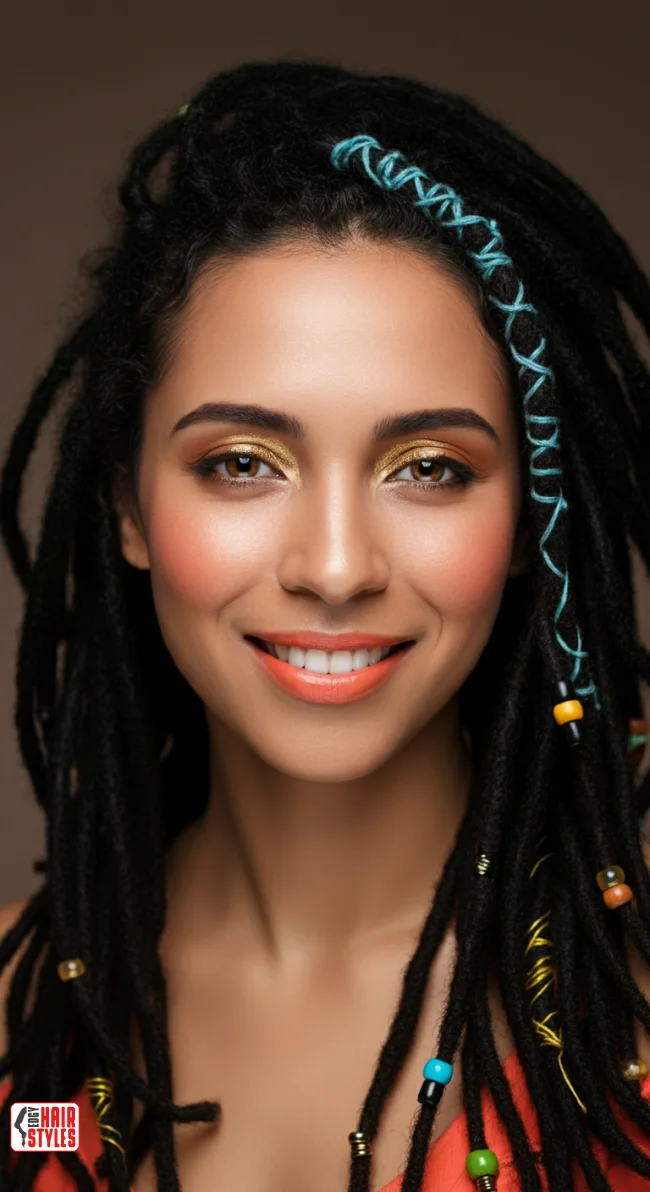 7. Accessorized Dreadlocks | Dreadlocks: Dive Into The World Of Trendsetting Hairstyles