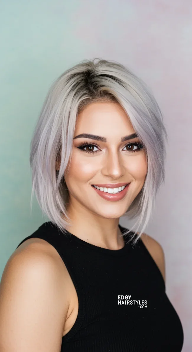 3. Asymmetrical Bob | 10 Inspiring Bob Haircuts For Women With Square Faces