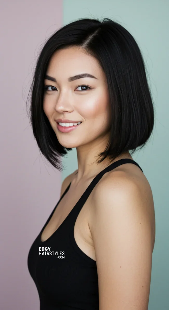 1. Straight Bob | 10 Inspiring Bob Haircuts For Women With Square Faces