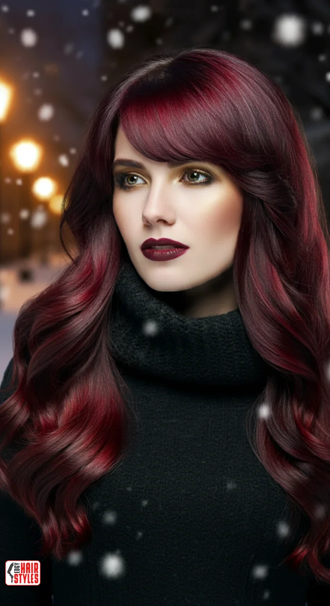 4. Winter Berry Highlights | 5 Most Important Hair Color Trends For Winter 2025