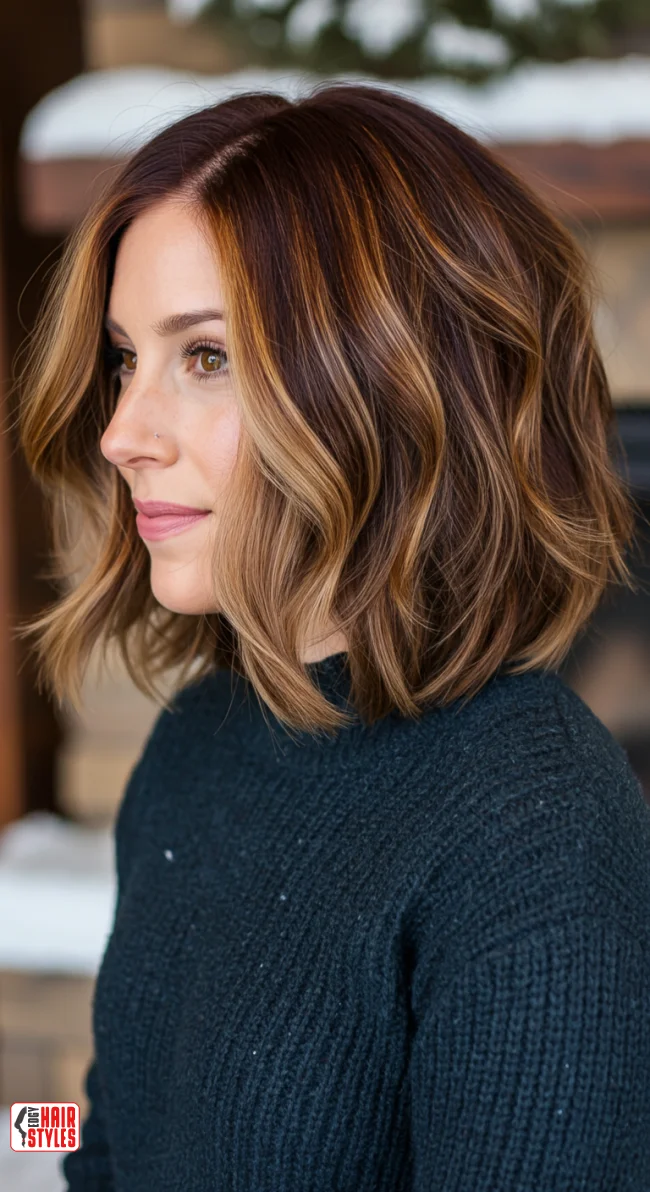 2. Cinnamon Cocoa Balayage | 5 Most Important Hair Color Trends For Winter 2025