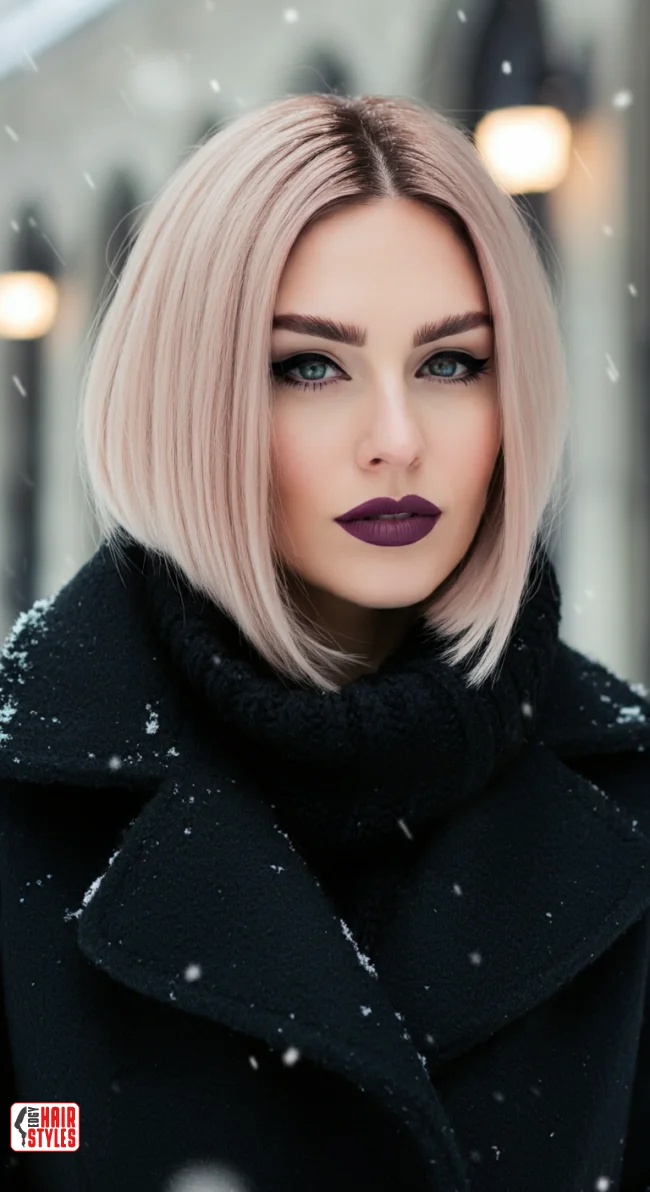 3. Rosy Champagne Blonde | 5 Most Important Hair Color Trends For Winter 2025