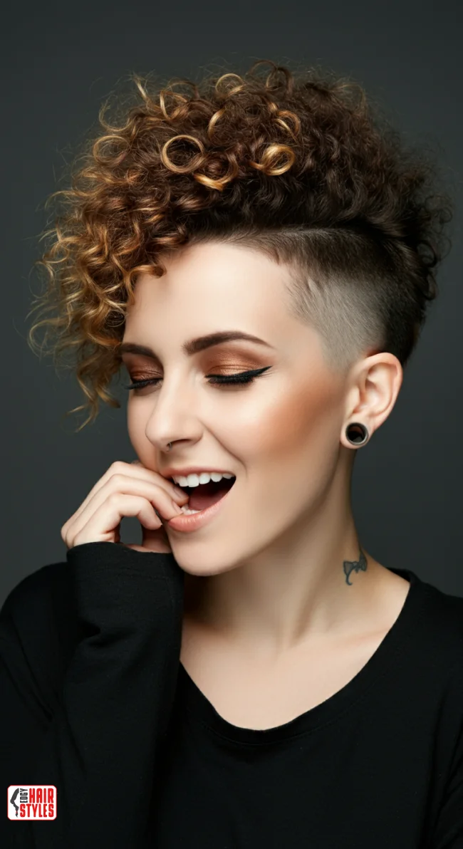 4. Curly Undercut | 10 Chic Short Hairstyles For Thick Wavy Hair