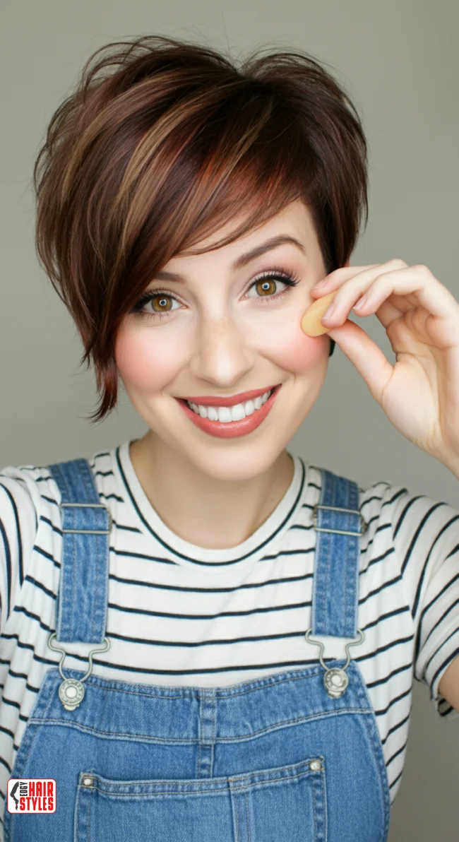 8. Layered Pixie with Bangs | 10 Chic Short Hairstyles For Thick Wavy Hair