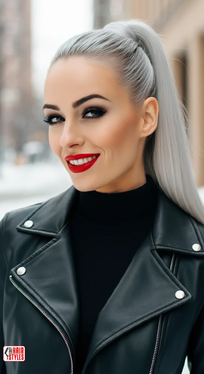 5. High Sleek Ponytail | Winter Hairstyles: Embrace The Season With Chic And Cozy Looks