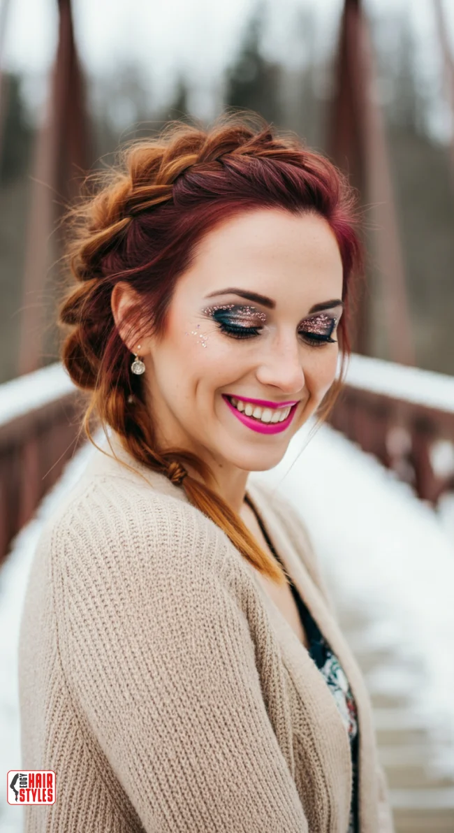 7. Messy Side Braid | Winter Hairstyles: Embrace The Season With Chic And Cozy Looks