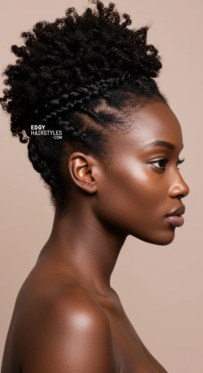 8. Halo Braid on Natural Hair | 10 Halo Braid Ideas For An Ethereal Protective Hairstyle