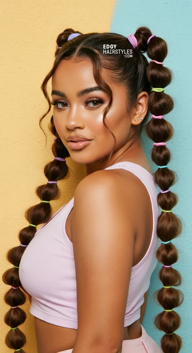 6. Bubble Braids | 10 Unique Spring Hairstyles – Best Spring Trends