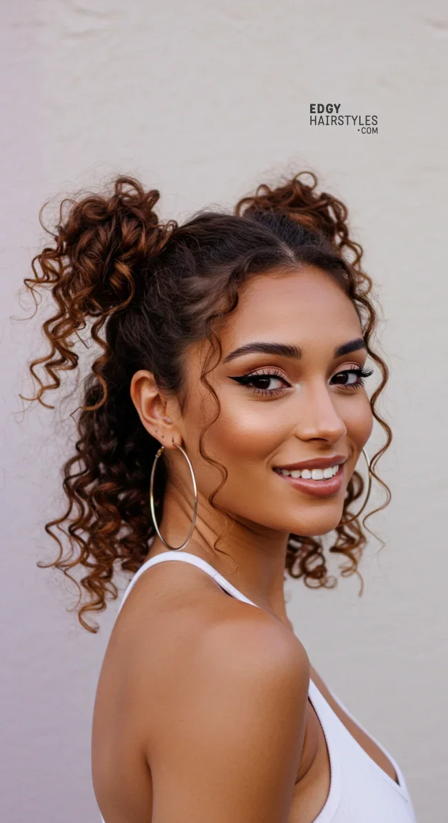 5. Half-Up Space Buns | 90S Hairstyles That Feel Just As Relevant Today