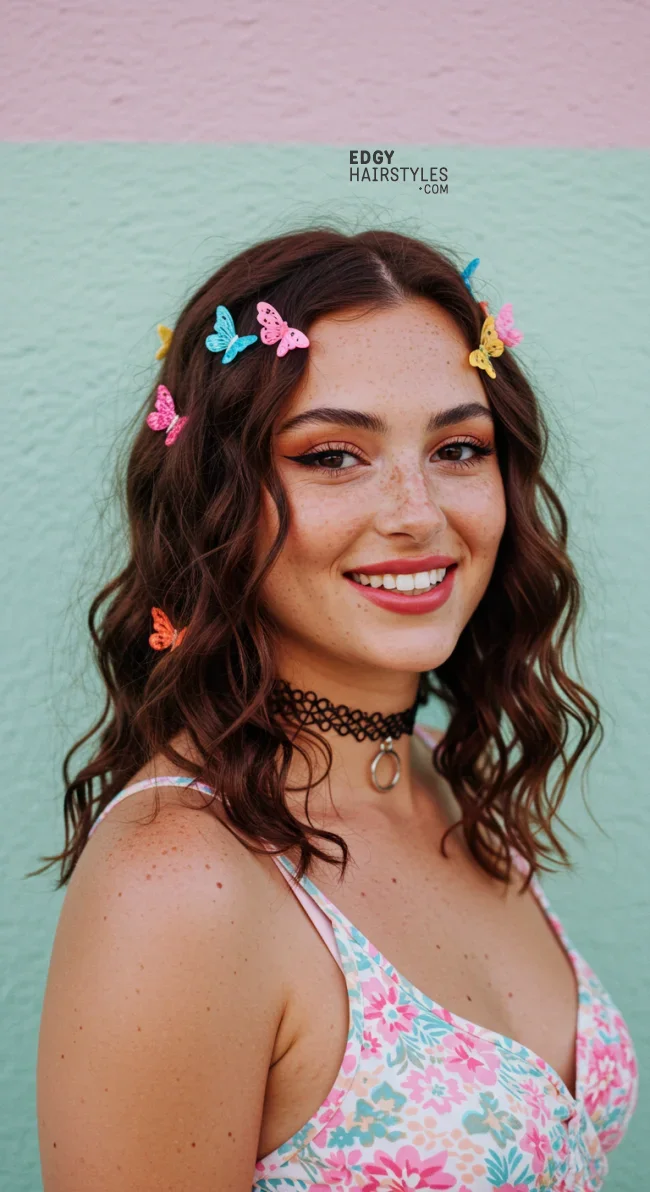 4. Butterfly Clips Galore | 90S Hairstyles That Feel Just As Relevant Today