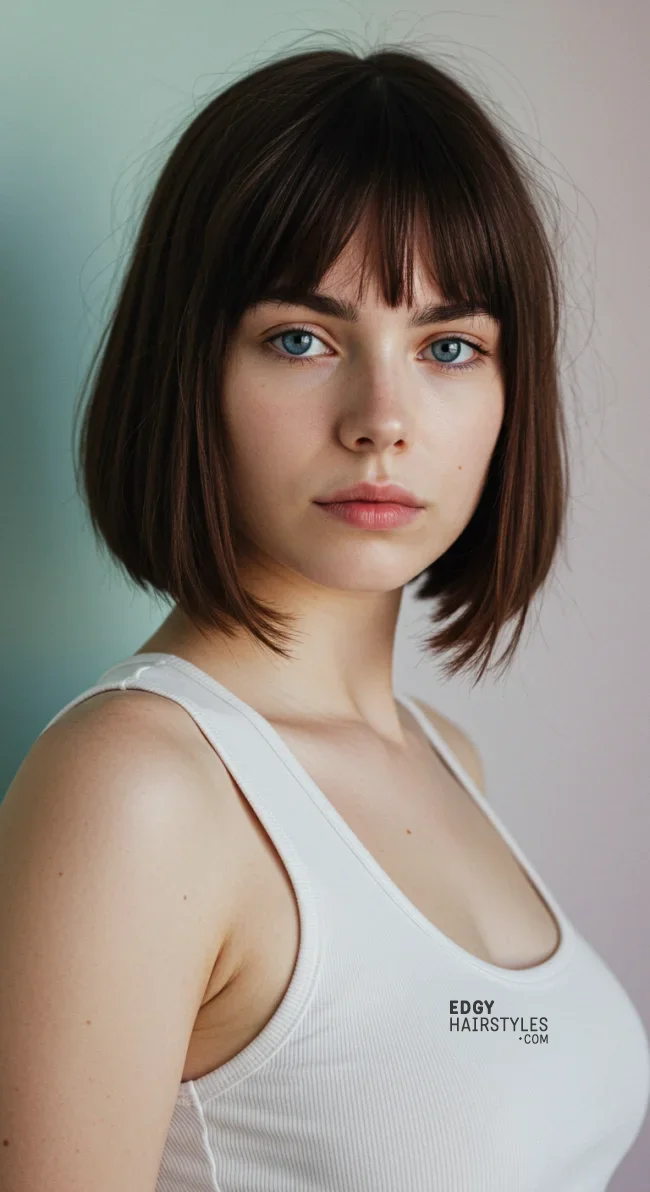 6. Blunt Bob | 10 Bob Haircuts To Consider If You Have Thin Hair