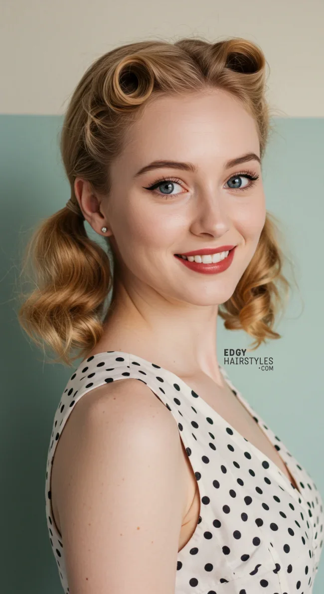 2. Victory Rolls | 7 Vintage Hairstyles That Helped Define Today’s Favorites