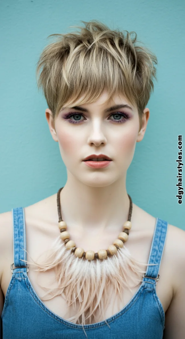 8. Pixie Cut with Birkin Bangs | Birkin Bangs: Retro Chic Revival Takes The Hair Scene By Storm
