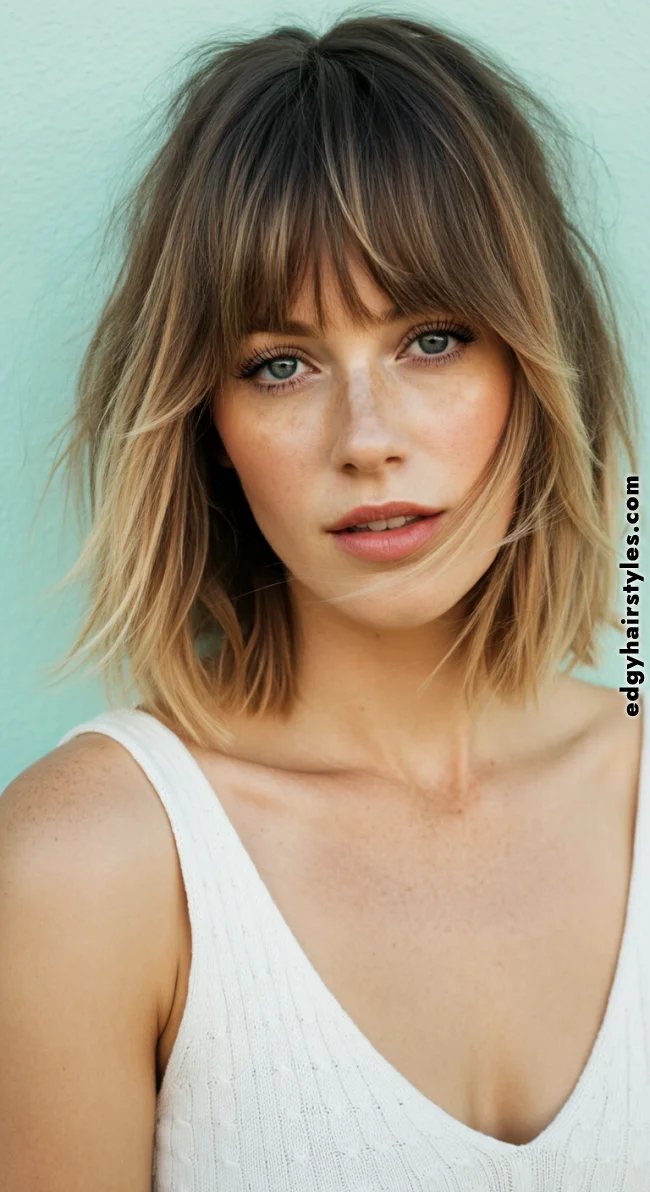 2. Sleek Bob with Birkin Bangs | Birkin Bangs: Retro Chic Revival Takes The Hair Scene By Storm