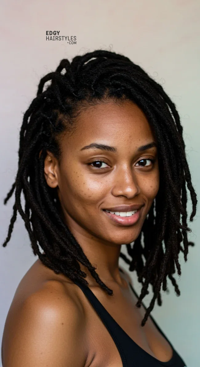9. Freeform Dreadlocks | 10 Dreadlocks Hairstyles To Switch Up Your Look