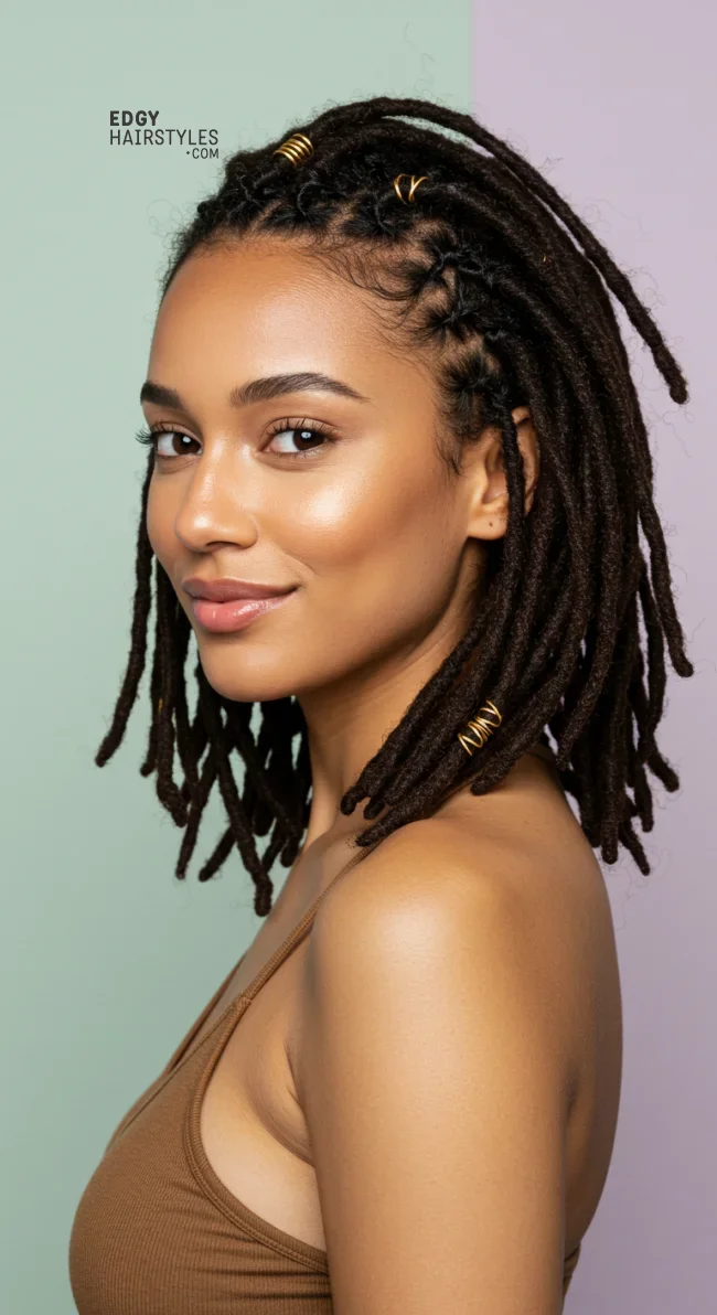 8. Thin Dreadlocks | 10 Dreadlocks Hairstyles To Switch Up Your Look