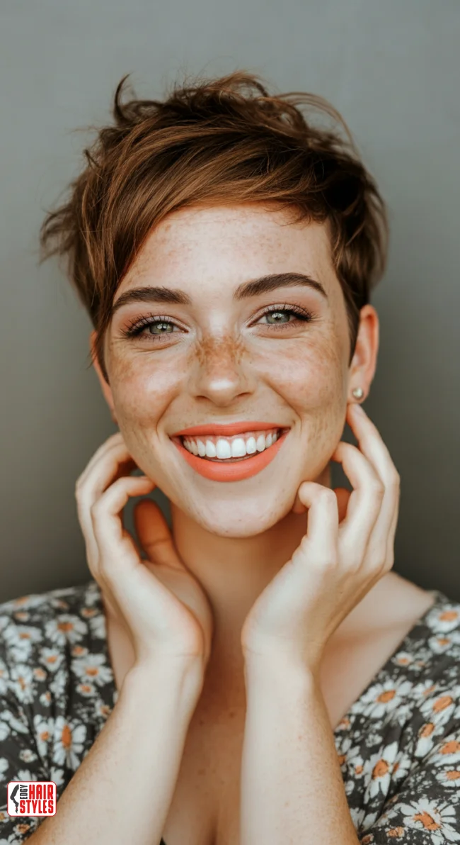 6. Golden Brown Pixie Cut | Brunette Beauty: Unveiling The Trendiest Brown Hairstyles Of The Season