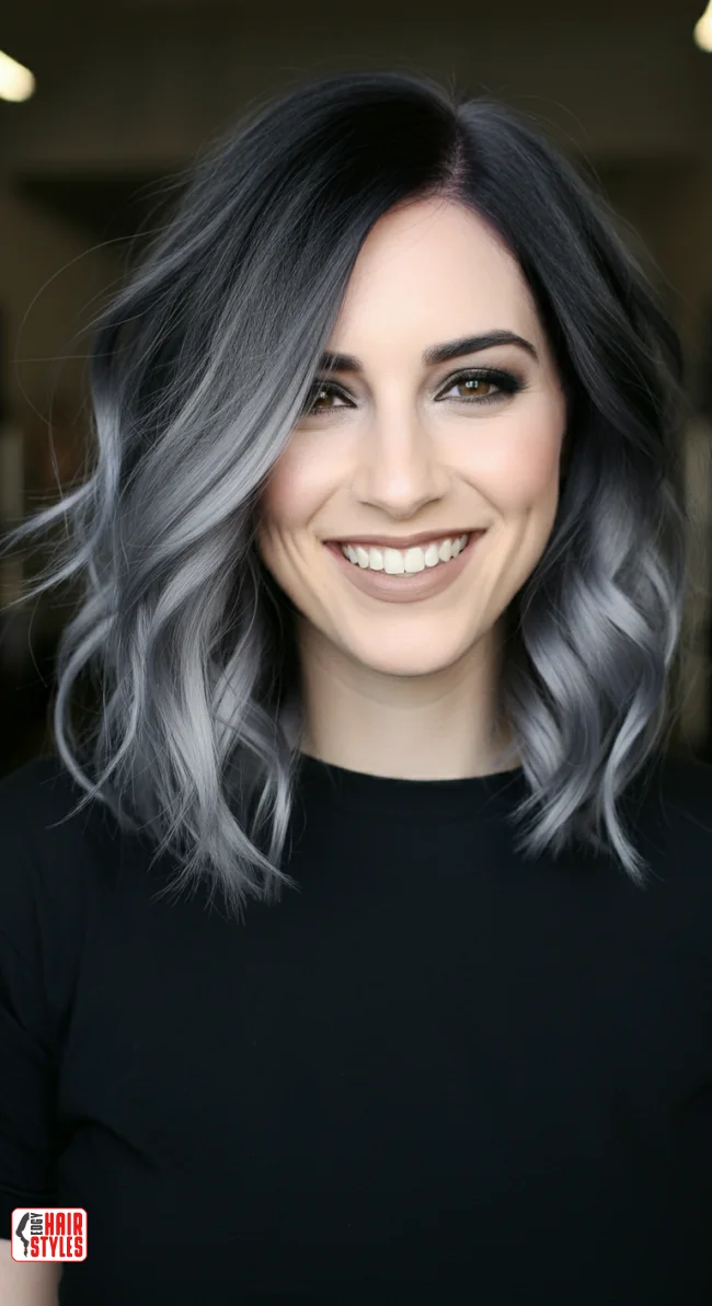 2. Ash Grey Ombre | Transform Your Look With Stunning Ombre Hairstyles