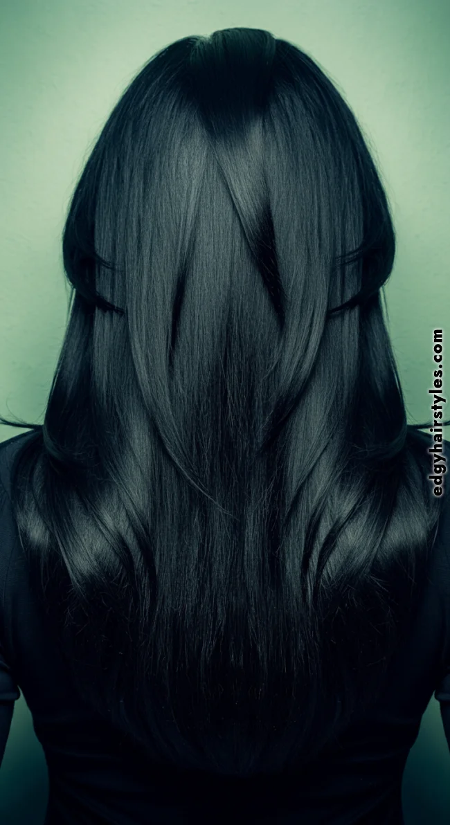 7. V-Cut with Steps | Step Cutting Hairstyles For Long Hair: Stylish Trends