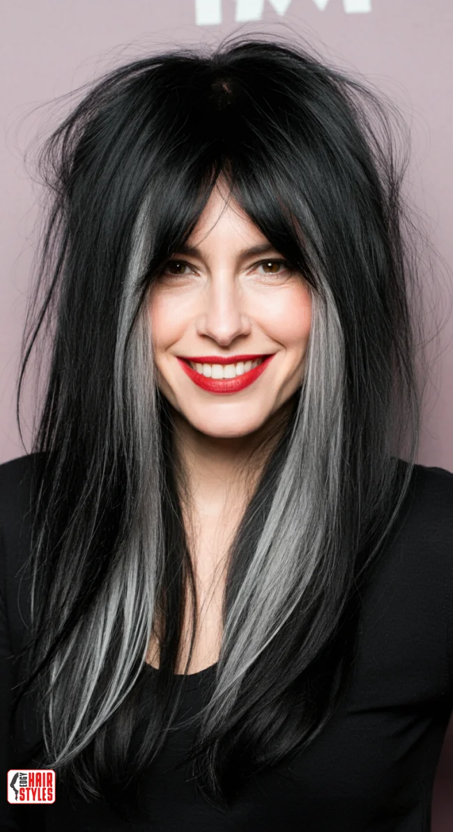 7. Shag with Chunky Highlights | Trendiest Shaggy Haircuts Of 2025: 10 Must-Try Looks!