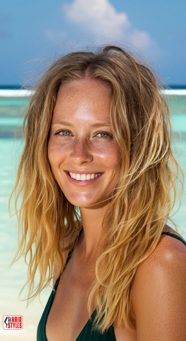 9. Messy Beach Shag | Trendiest Shaggy Haircuts Of 2025: 10 Must-Try Looks!