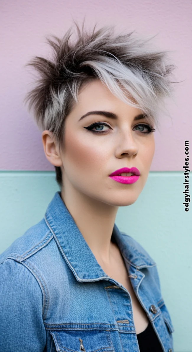 7. Choppy Pixie Cut | Best Medium-Length Haircuts For Chubby Faces: Style Guide