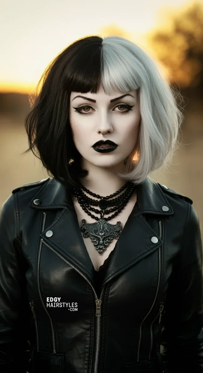 5. Half-and-Half Hair Color | Edgy Alternative Hairstyles To Unleash Your Bold Side