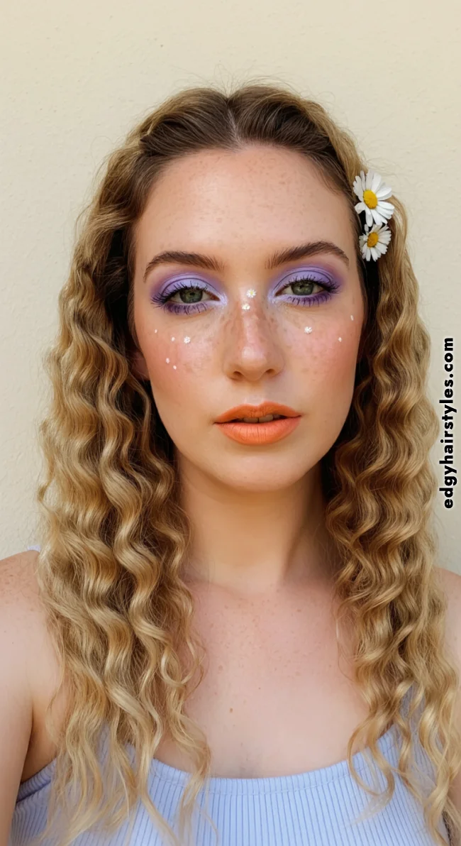 2. Crimped Waves | Spiky Bun: 90S-2000S Retro Chic, The Trendy Buzz In Hairstyles!