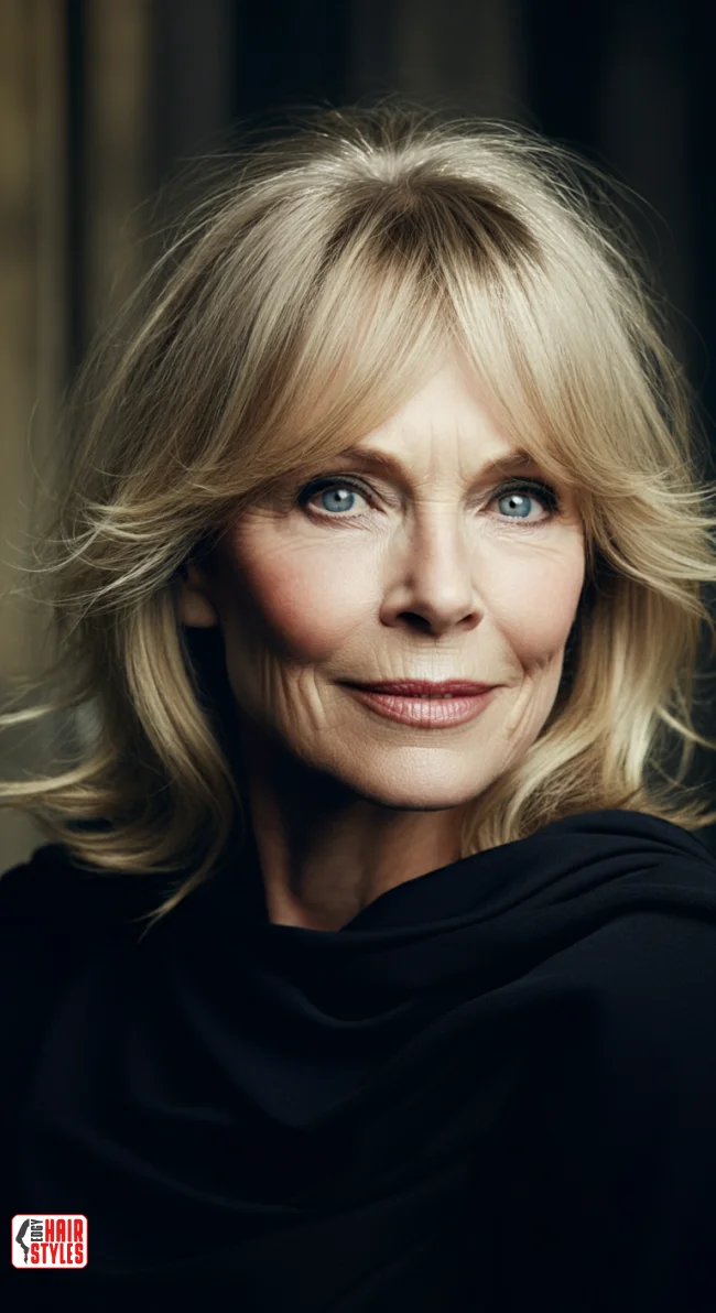 2. Wispy Bangs | Should A 60 Year Old Woman Wear Bangs?