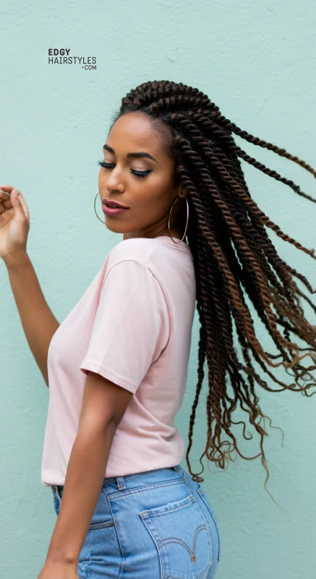 2. Senegalese Twists | 10 Creative Twist Hairstyles For A Bold And Beautiful Look
