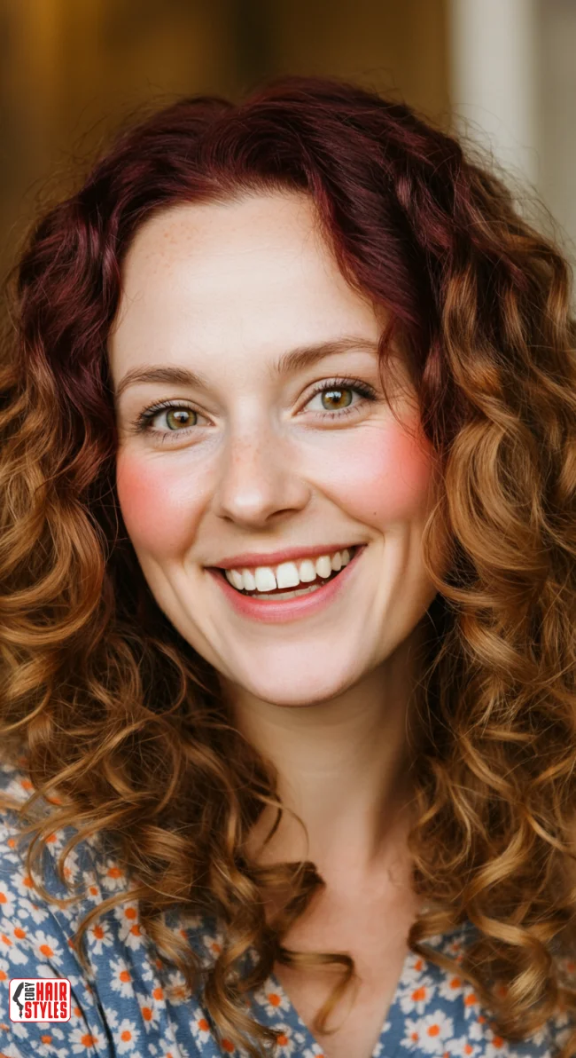 6. Strawberry Blonde Curls | Stunning Blonde Hairstyles To Elevate Your Look