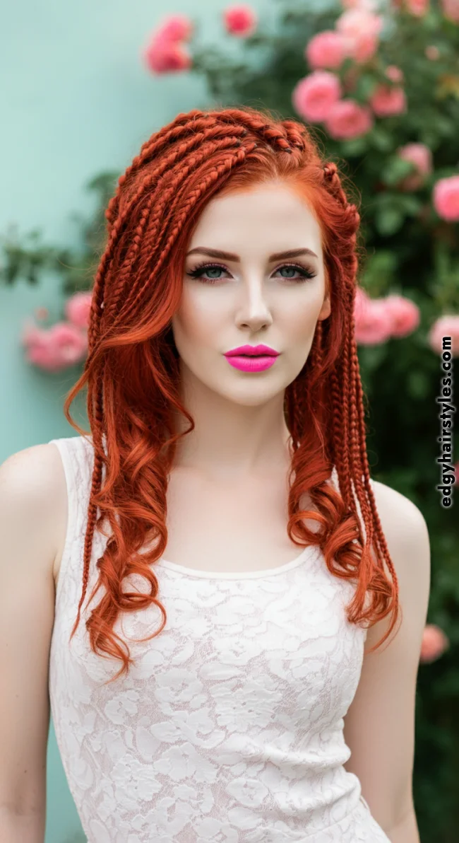 10. Side-Swept Baby Braids | Baby Braids Will Be Everywhere In 2025