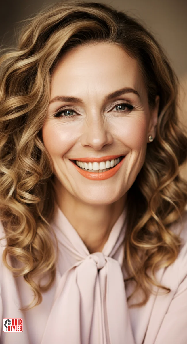10. Soft Curls with Highlights | Trendy And Age-Defying Hairstyles For Older Women