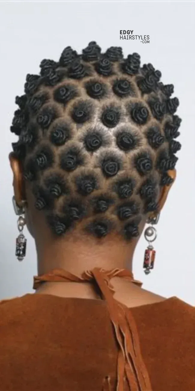 4. Micro Bantu Knots | 7 Terrific Photos Of Bantu Knots Hairstyle For Your Inspiration