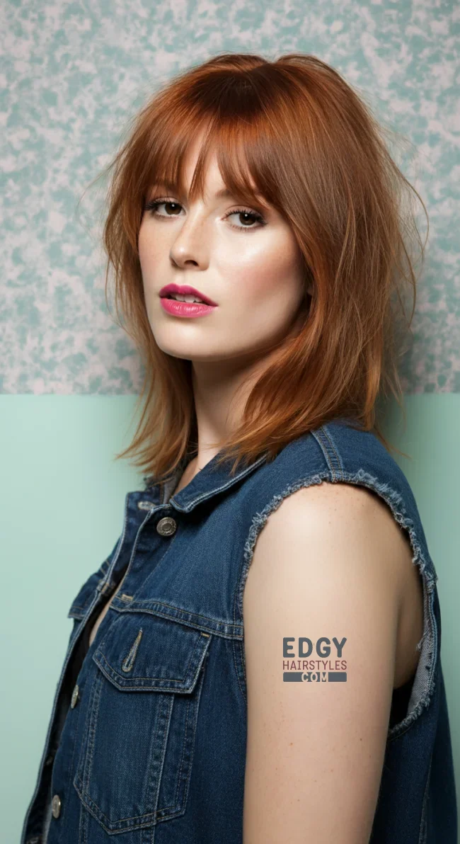 7. Shag with Wispy Bangs | 10 Shag Haircut Ideas For A Fresh New Look