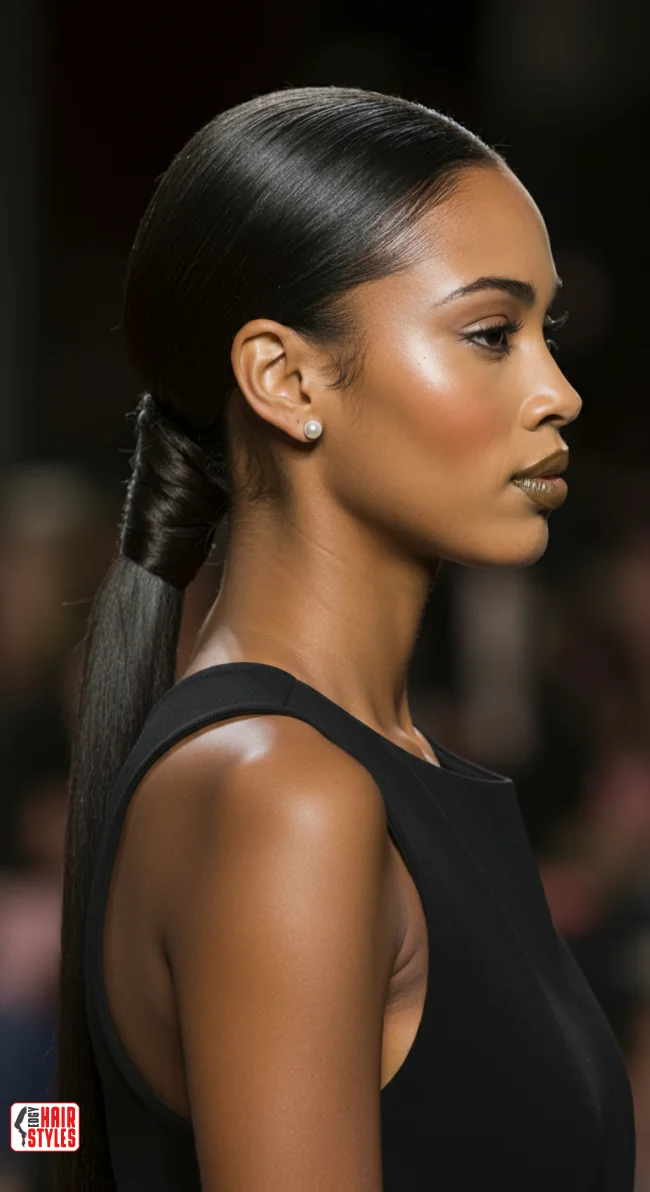 8. Twisted Ponytail | 10 Stunning Ponytail Hairstyles For Black Women
