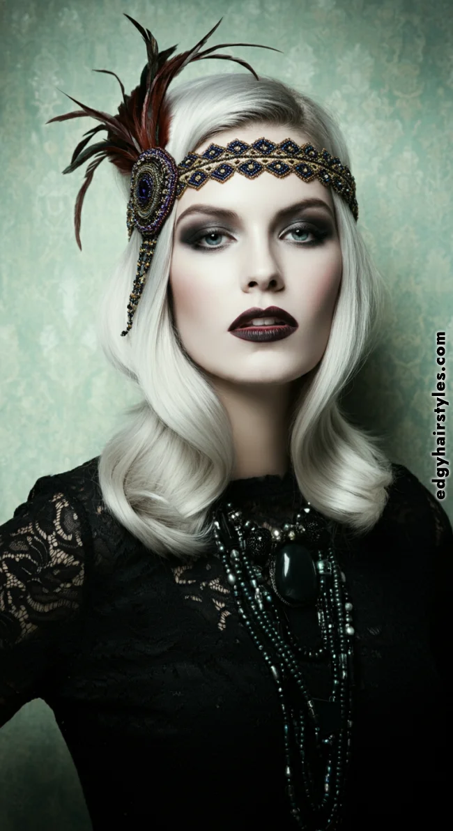 10. Flapper Headband Look | Glamorous 1920S Hairstyles: 10 Vintage Looks For Timeless Elegance