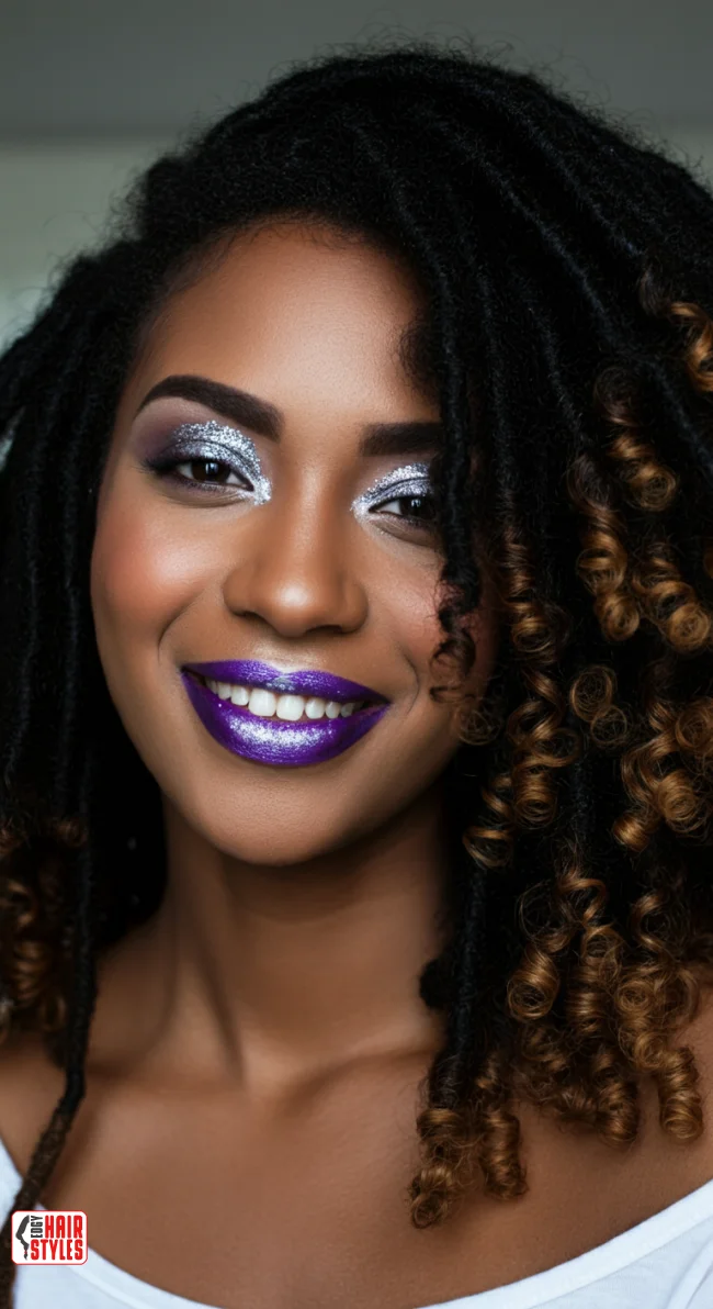 5. Locs with Curls | 10 Gorgeous Ways To Style Your Locs