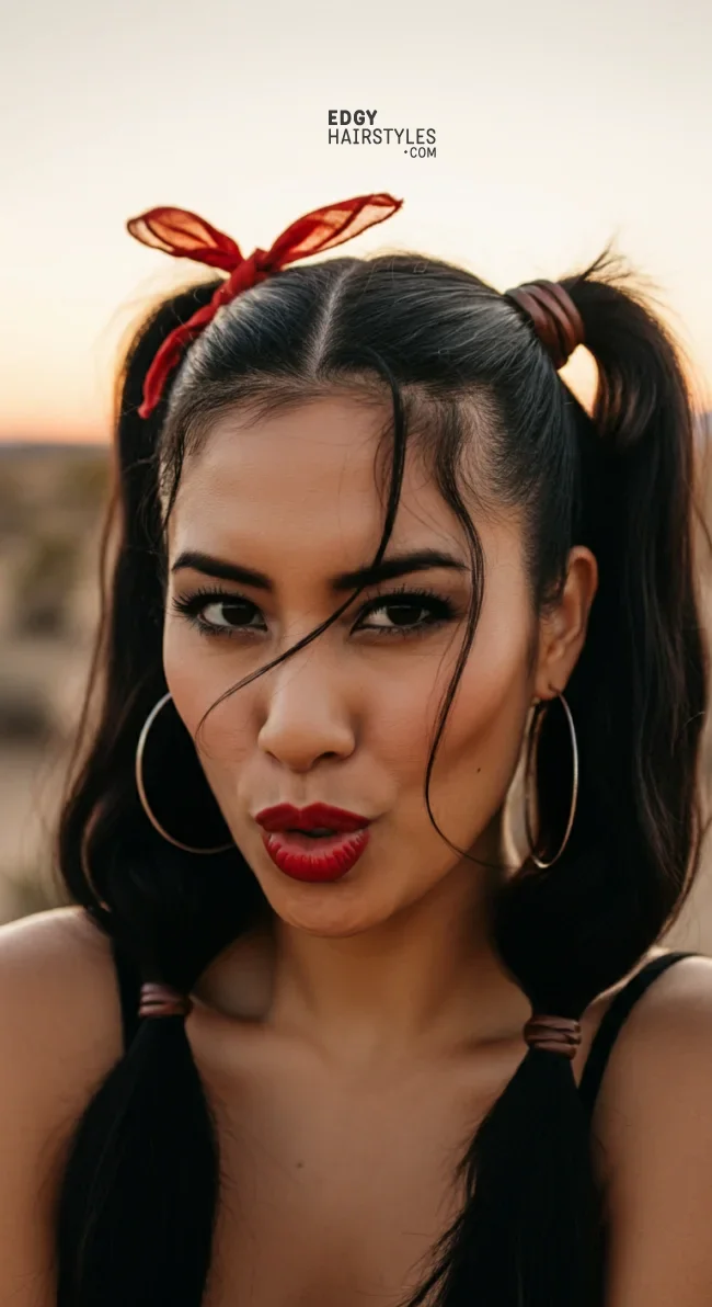 5. Western-Inspired Pigtails | 8 Best Cowgirl Hairstyles: Top Western-Inspired Looks To Try