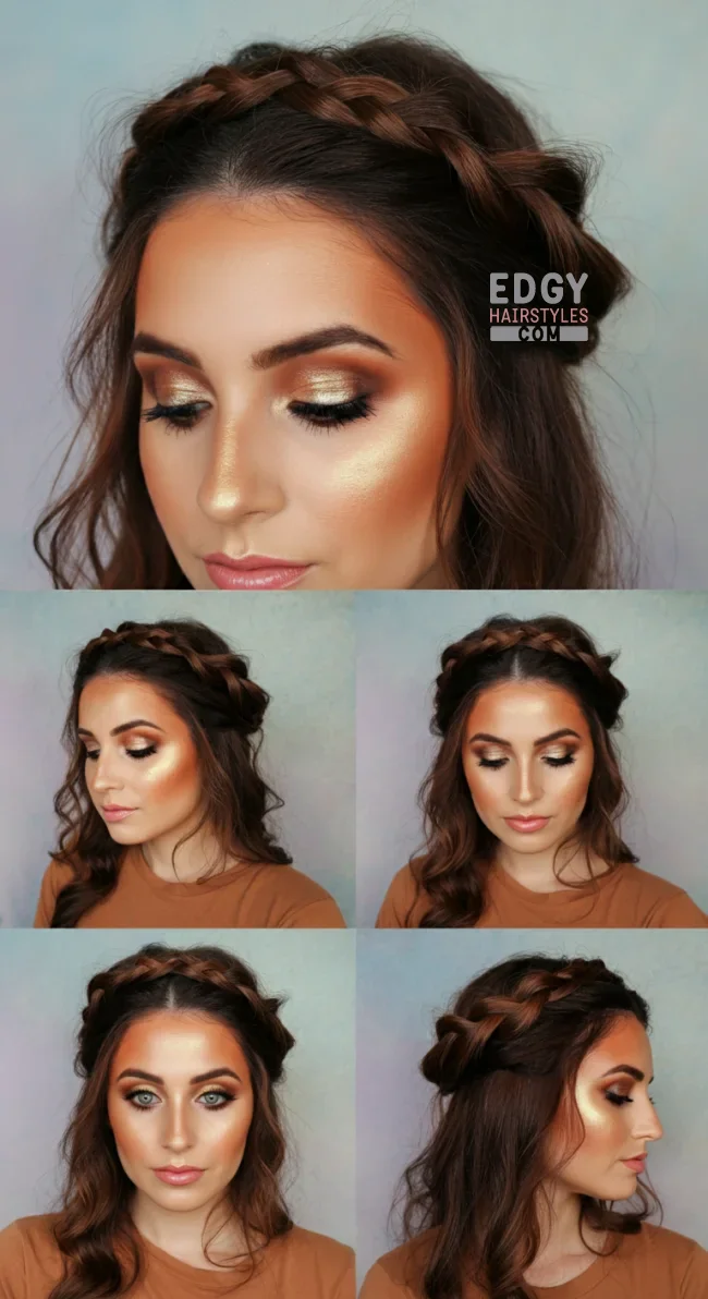4. Halo Crown Braids | 10 Unique Braid Styles You Haven’t Tried Yet: A Fresh Take On Classic Looks
