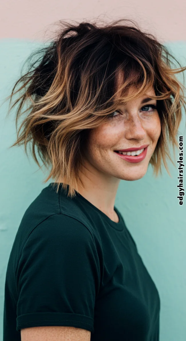 7. Shaggy Soft Bob | Soft Bob: Low-Maintenance And Versatile Style - Perfect For Every Season