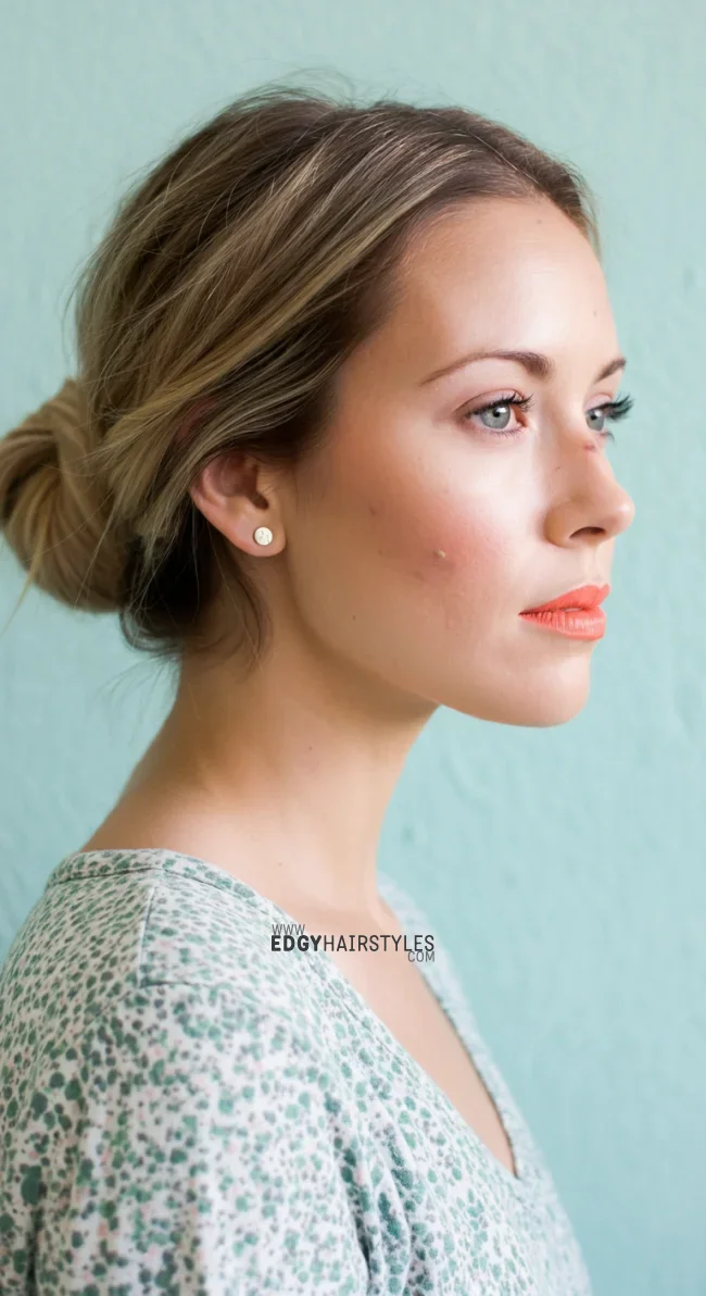 10. Low Textured Bun | 10 Trendy Hairstyles To Try This Season